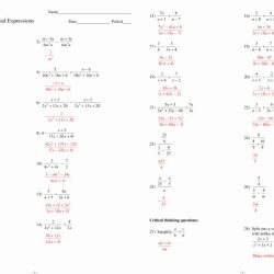 Division of rational expressions worksheet