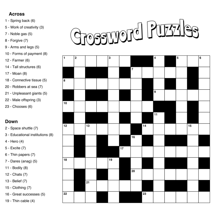 Our bodies need 20+ crossword